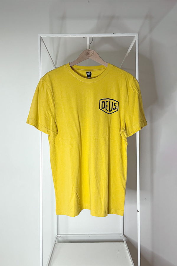 Deus Ex Machina Milano Address Tee - Mimosa Gold