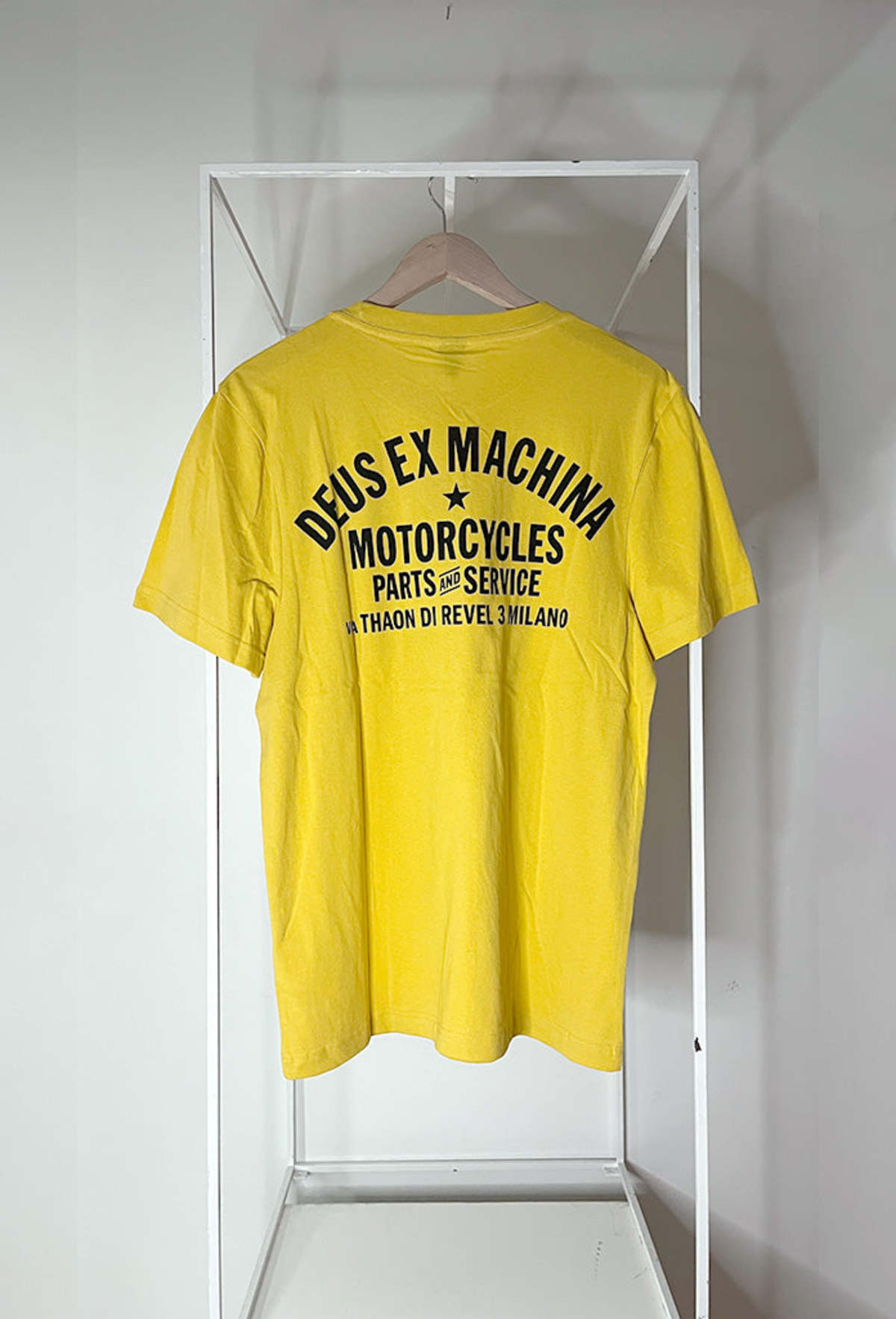 Deus Ex Machina Milano Address Tee - Mimosa Gold - Image 2 of 2