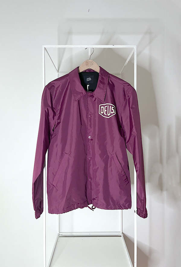Deus Ex Machina Venice Coach Jacket - Rhodo
