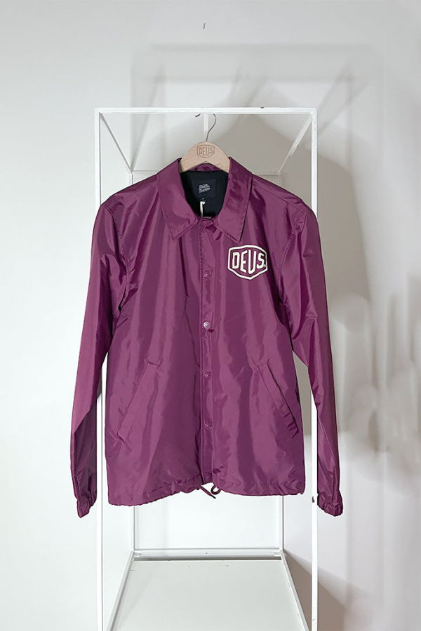 Deus Ex Machina Venice Coach Jacket - Rhodo
