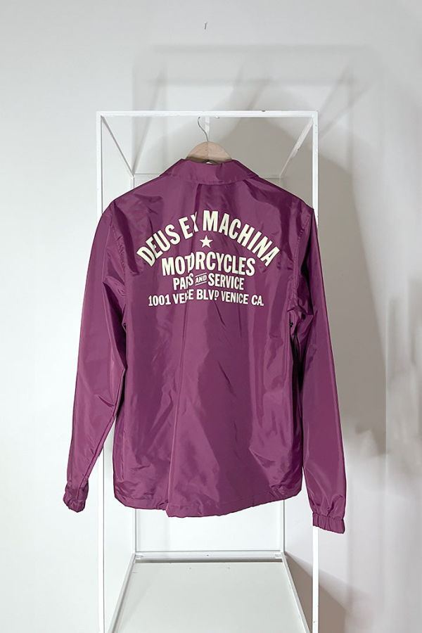 Deus Ex Machina Venice Coach Jacket - Rhodo
