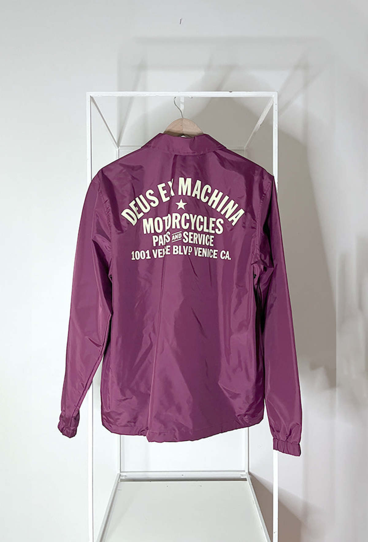 Deus Ex Machina Venice Coach Jacket - Rhodo - Image 2 of 2