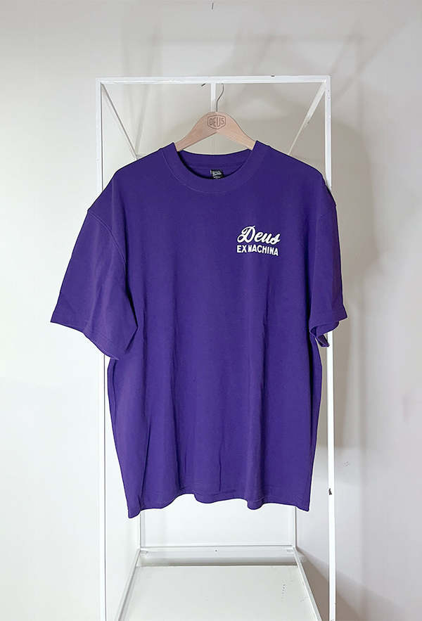 Deus Ex Machina Venice Sign Tee - Violet Indigo