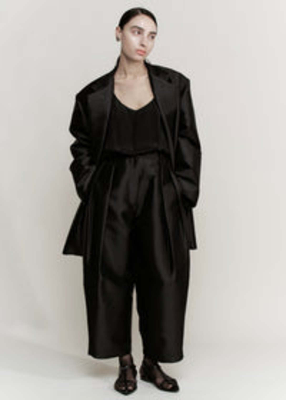 Modern Weaving Elongated Oversize Blazer - Image 2 of 4