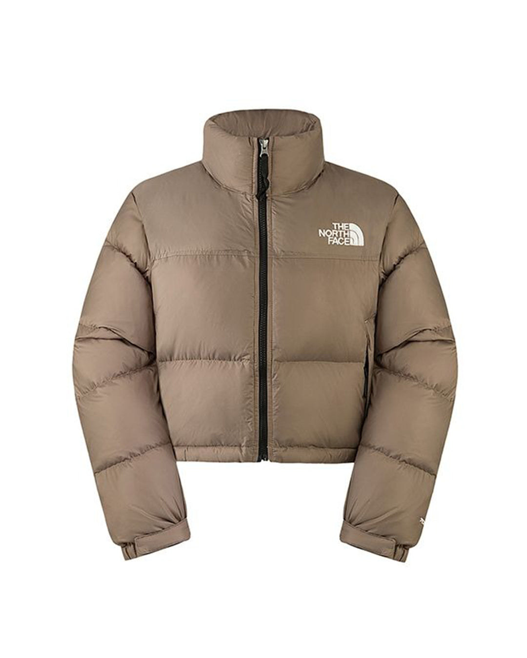 THE NORTH FACE Nuptse Short Jacket - Mocha Brown | Garmentory