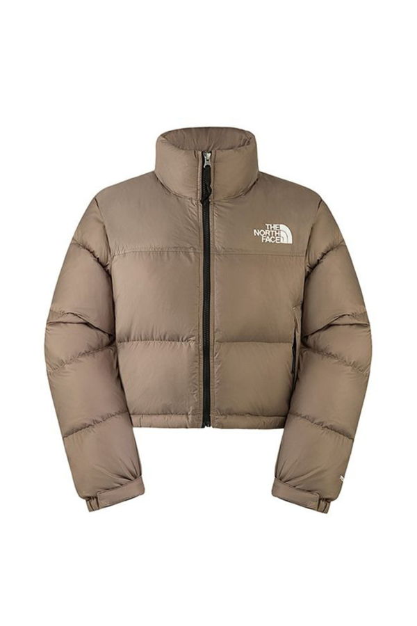 THE NORTH FACE Nuptse Short Jacket - Mocha Brown