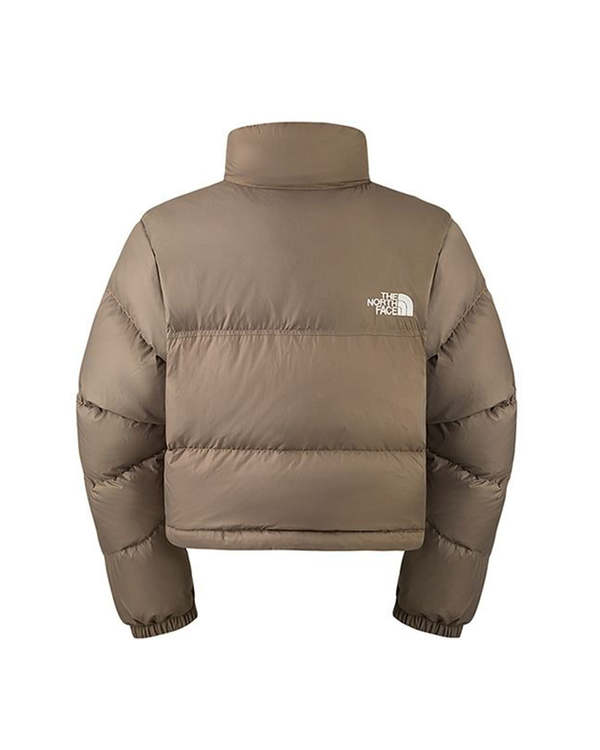 THE NORTH FACE Nuptse Short Jacket - Mocha Brown | Garmentory