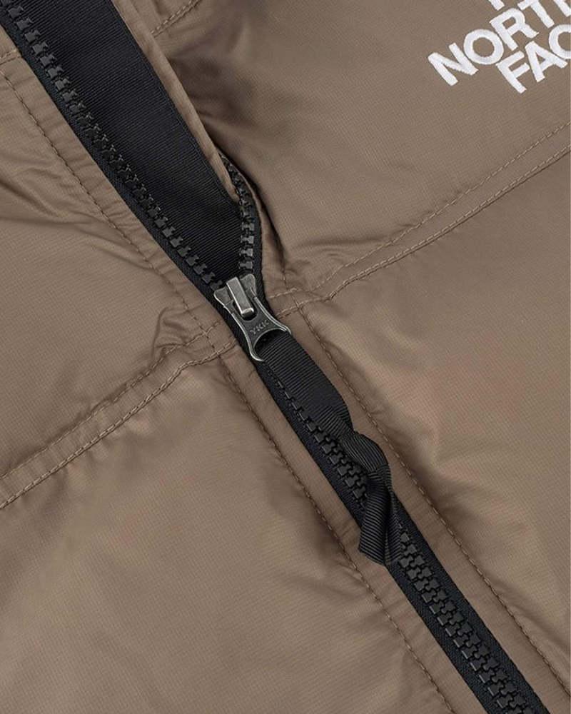 THE NORTH FACE Nuptse Short Jacket - Mocha Brown