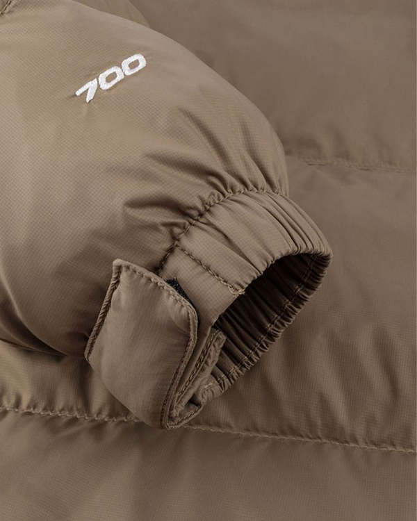 THE NORTH FACE Nuptse Short Jacket - Mocha Brown