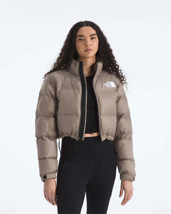 THE NORTH FACE Nuptse Short Jacket - Mocha Brown