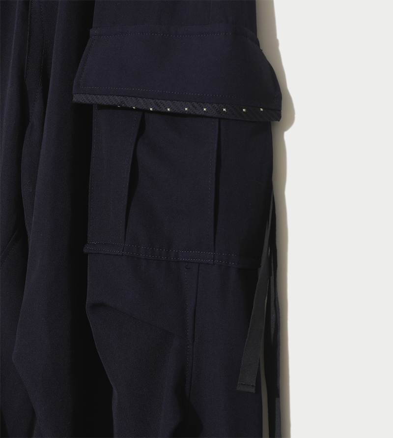 Undercover Cropped Wool Cargo Pants