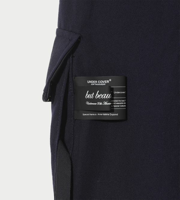 Undercover Cropped Wool Cargo Pants