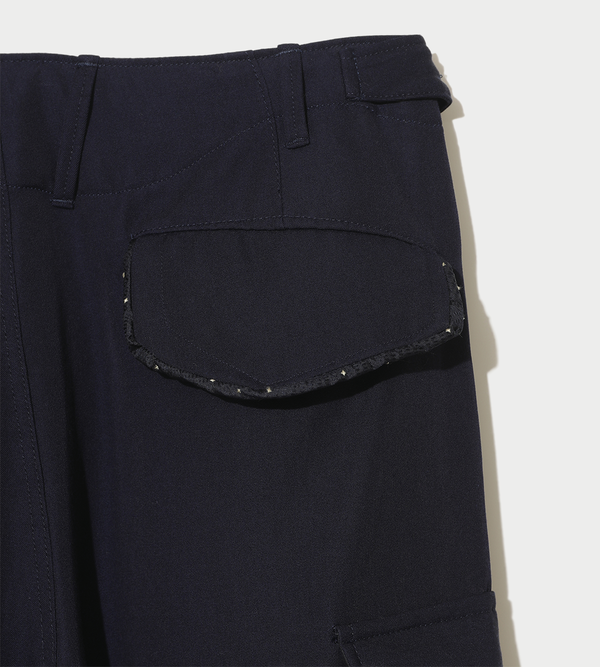 Undercover Cropped Wool Cargo Pants