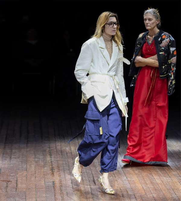 Undercover Cropped Wool Cargo Pants