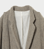 Undercover Eye-button Felted Wool Blazer - Thumbnail 4