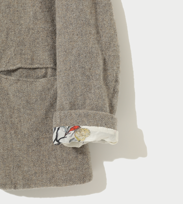 Undercover Eye-button Felted Wool Blazer