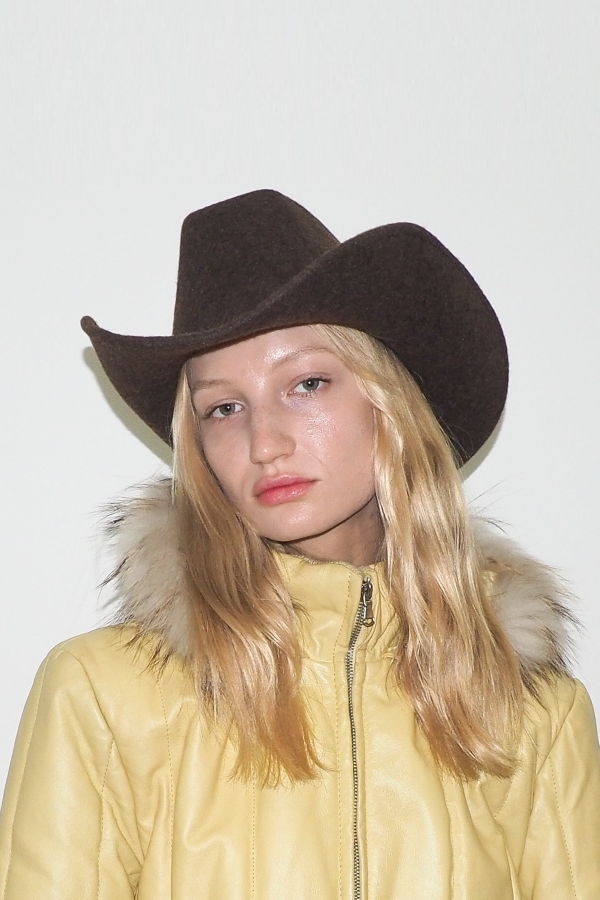Clyde Cowboy Hat - Brown Melange