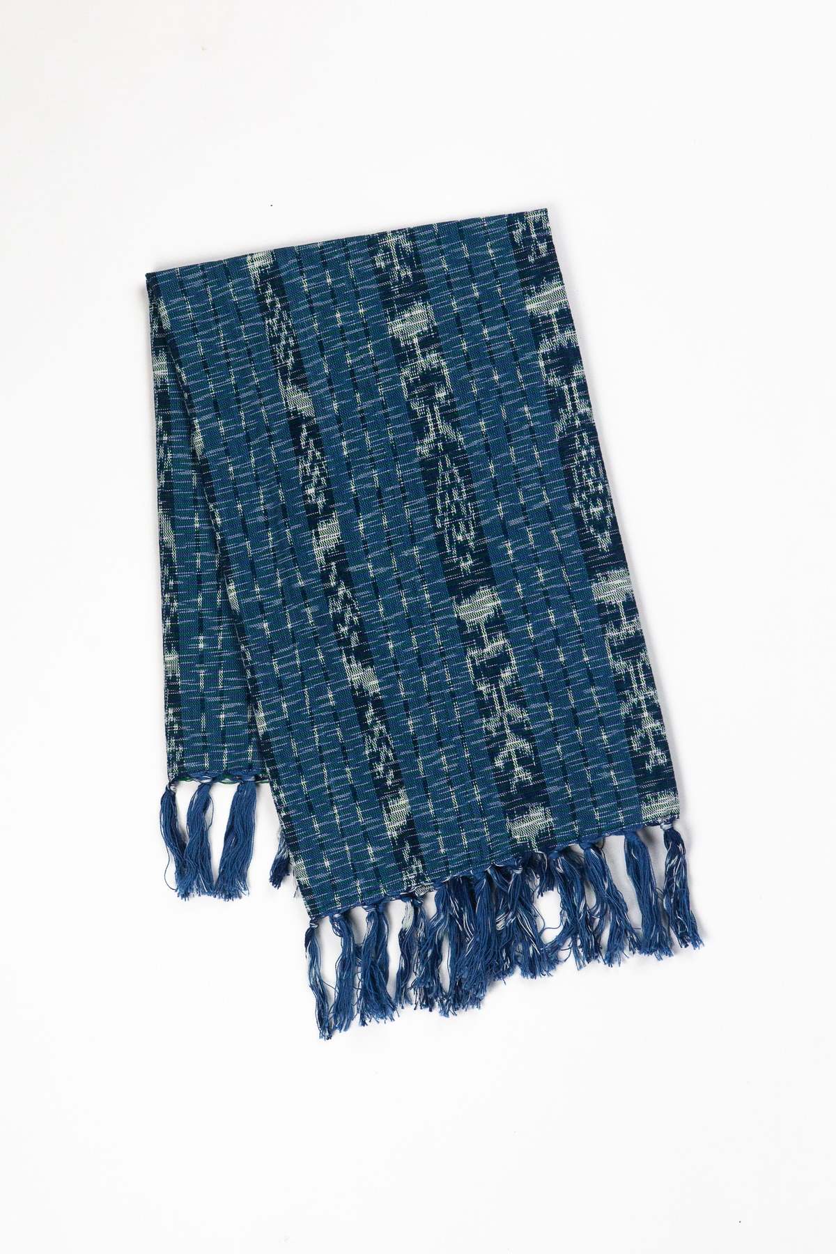 Archive New York Indigo Ikat Towel - Image 3 of 4