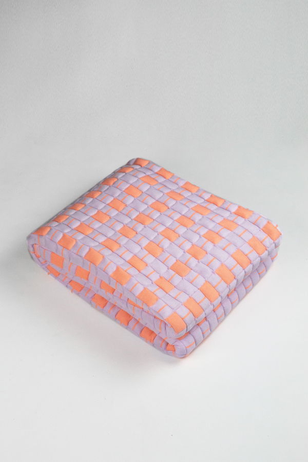 Archive New York Quilted Sujani Throw Blanket