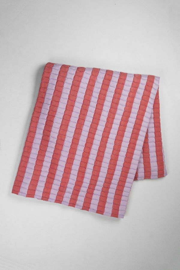 Archive New York Quilted Sujani Throw Blanket