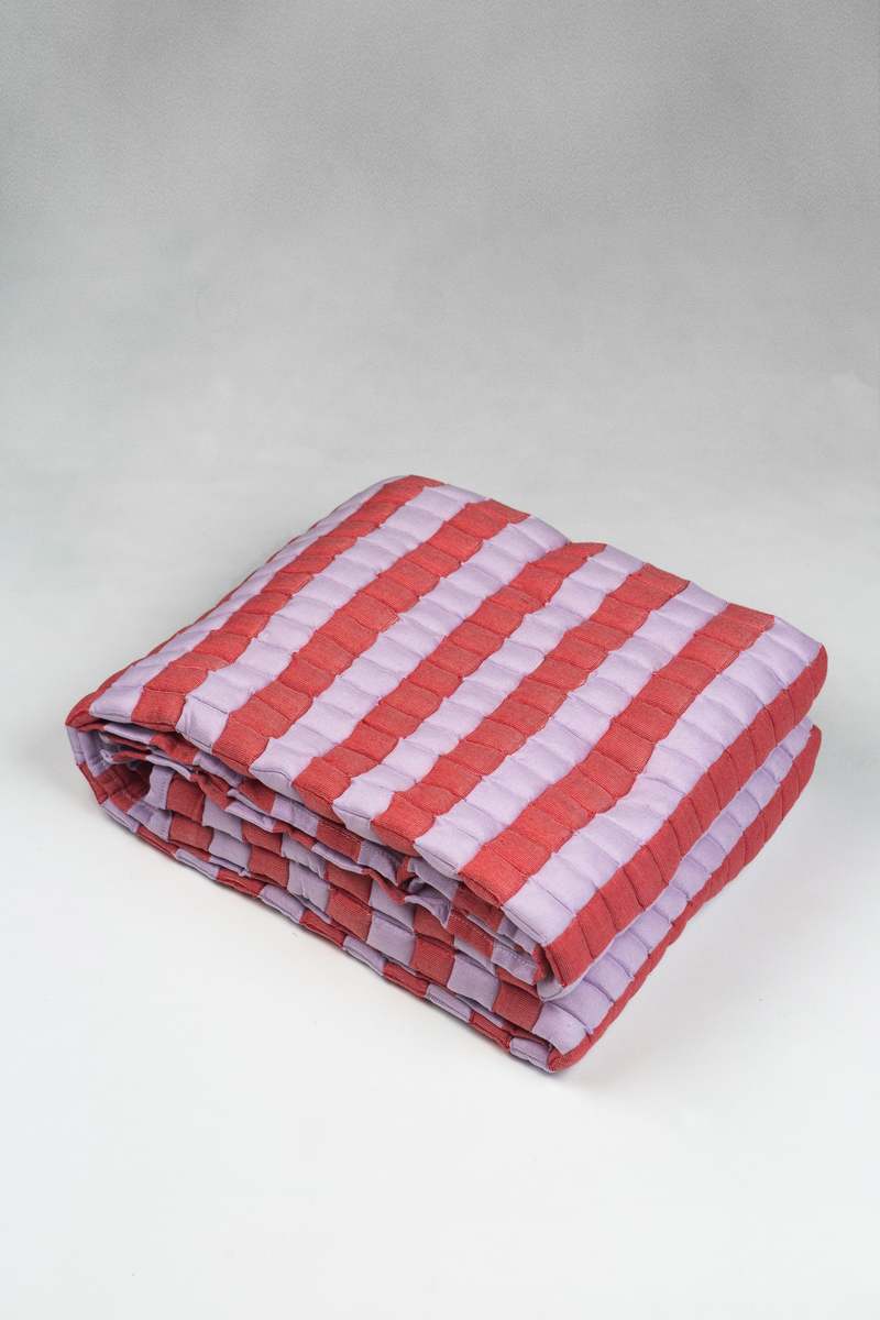 Archive New York Quilted Sujani Throw Blanket