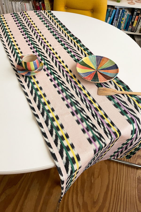 Archive New York Solana Ikat Table Runner
