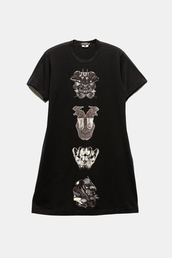 comme des garçons homme plus Graphic Print Long T-Shirt