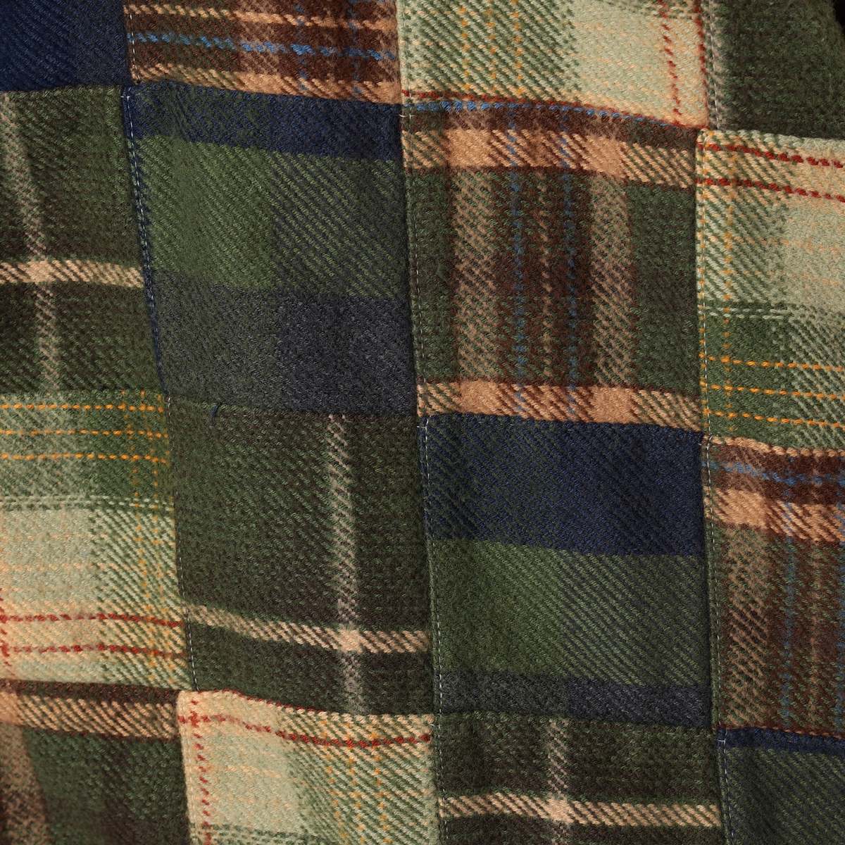Pilgrim Surf + Supply Johannes Half Zip Shirt - Olive - Image 3 of 3