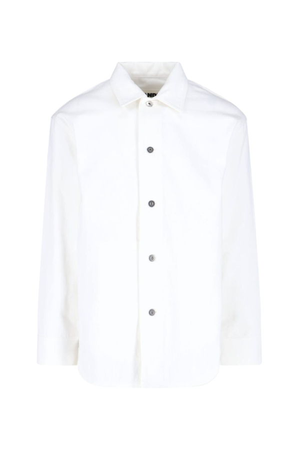 Jil Sander Denim Shirt Jacket - White