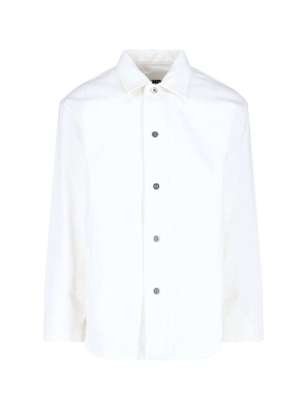 Jil Sander Denim Shirt Jacket - White - Image 1 of 5