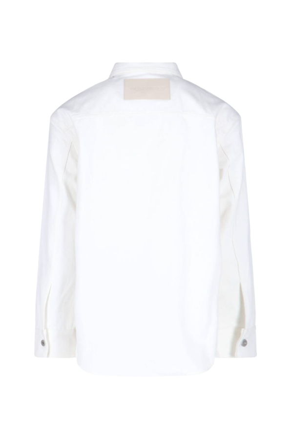 Jil Sander Denim Shirt Jacket - White