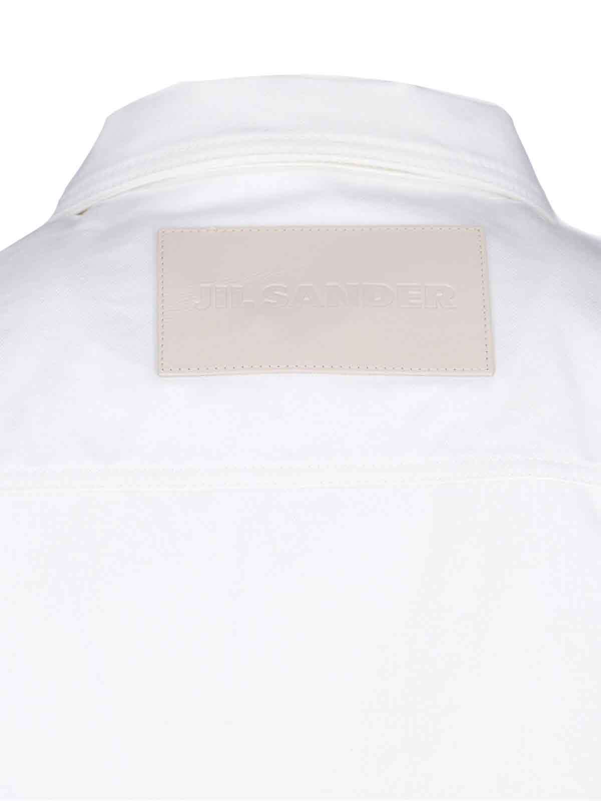 Jil Sander Denim Shirt Jacket - White - Image 3 of 5