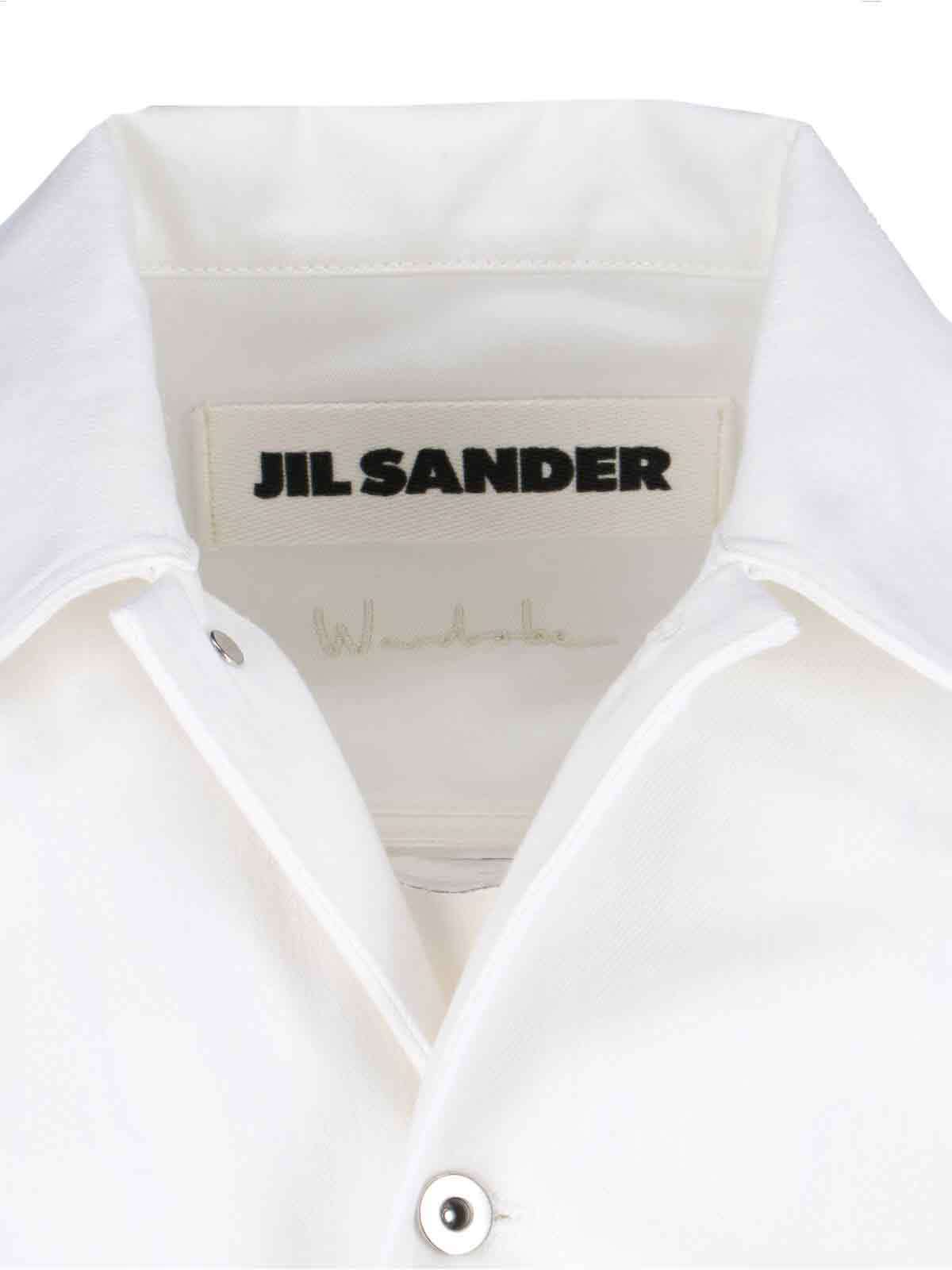 Jil Sander Denim Shirt Jacket - White - Image 5 of 5