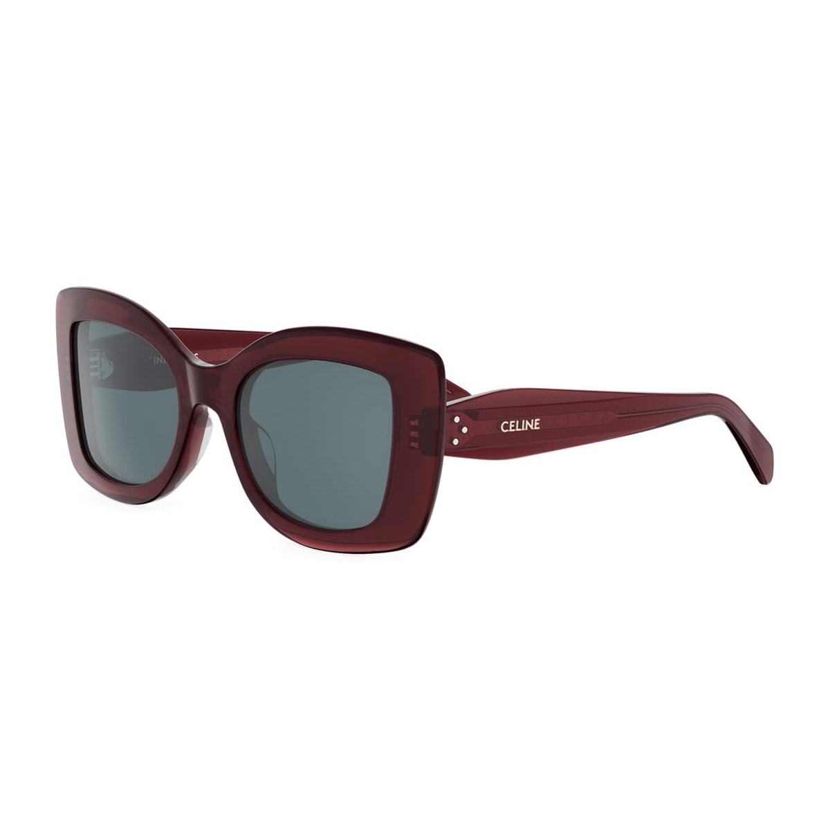 Celine Cl40324u 3 Dots 66v Sunglasses - Bordeaux - Image 2 of 2