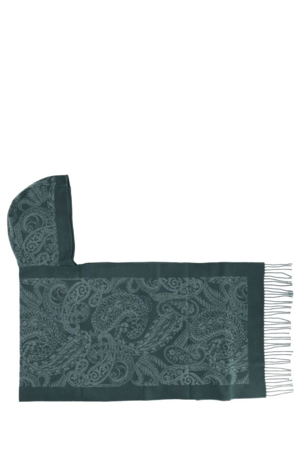 Etro Hooded Scarf - Green