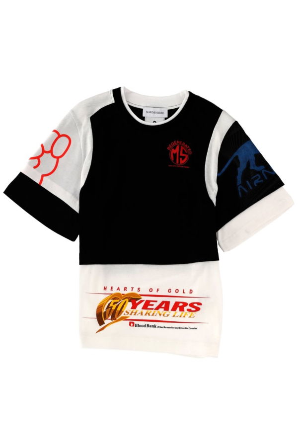 MARINE SERRE Regenerated Graphic T-Shirt - White