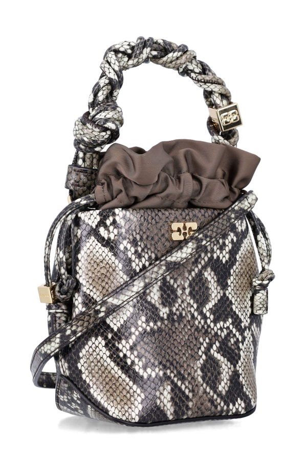 Ganni Bou Bucket Bag - Egret