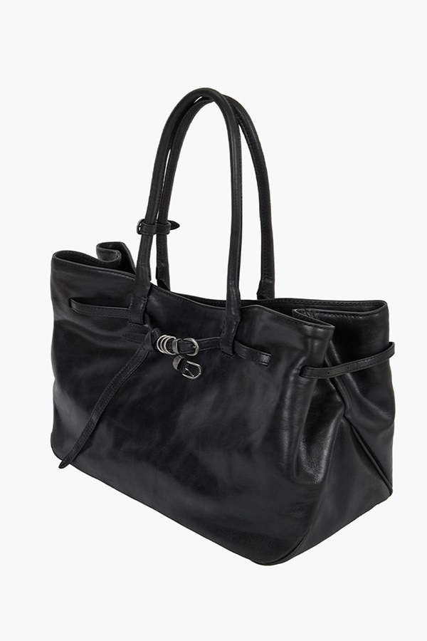 MARGESHERWOOD Grandma Used Large Bag - Black Pull Up | Garmentory