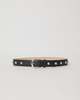 B-LOW THE BELT Kennedy Moto Belt - Black/Silver - Thumbnail 10