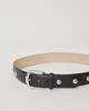B-LOW THE BELT Kennedy Moto Belt - Black/Silver - Thumbnail 11