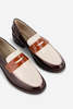 "INTENTIONALLY __________." Next Door Penny Loafer - Merlot Tri Tone - Thumbnail 5