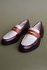 "INTENTIONALLY __________." Next Door Penny Loafer - Merlot Tri Tone - Thumbnail 8