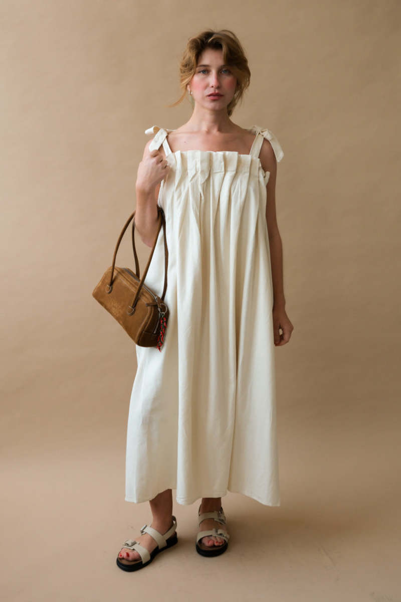 Marge Sherwood Soft Baguette Bag - Chestnut Nubuck