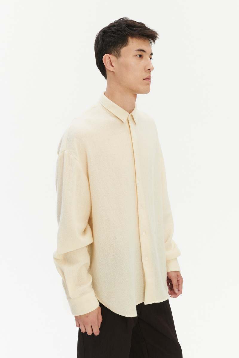 Delikatessen Oversized Shirt in Japanese Light Combed Wool