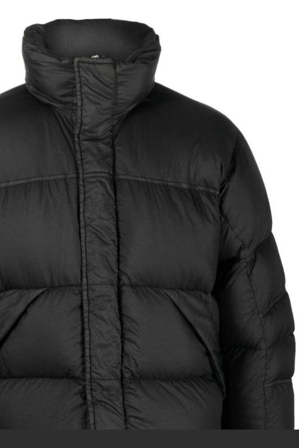 Ten c Aspen Short Puffer Jacket - Black