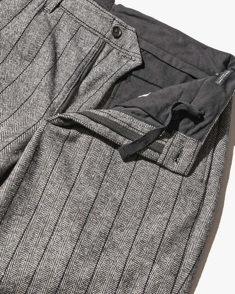 Engineered Garments Andover Pant Dk.Grey Wool Striped HB