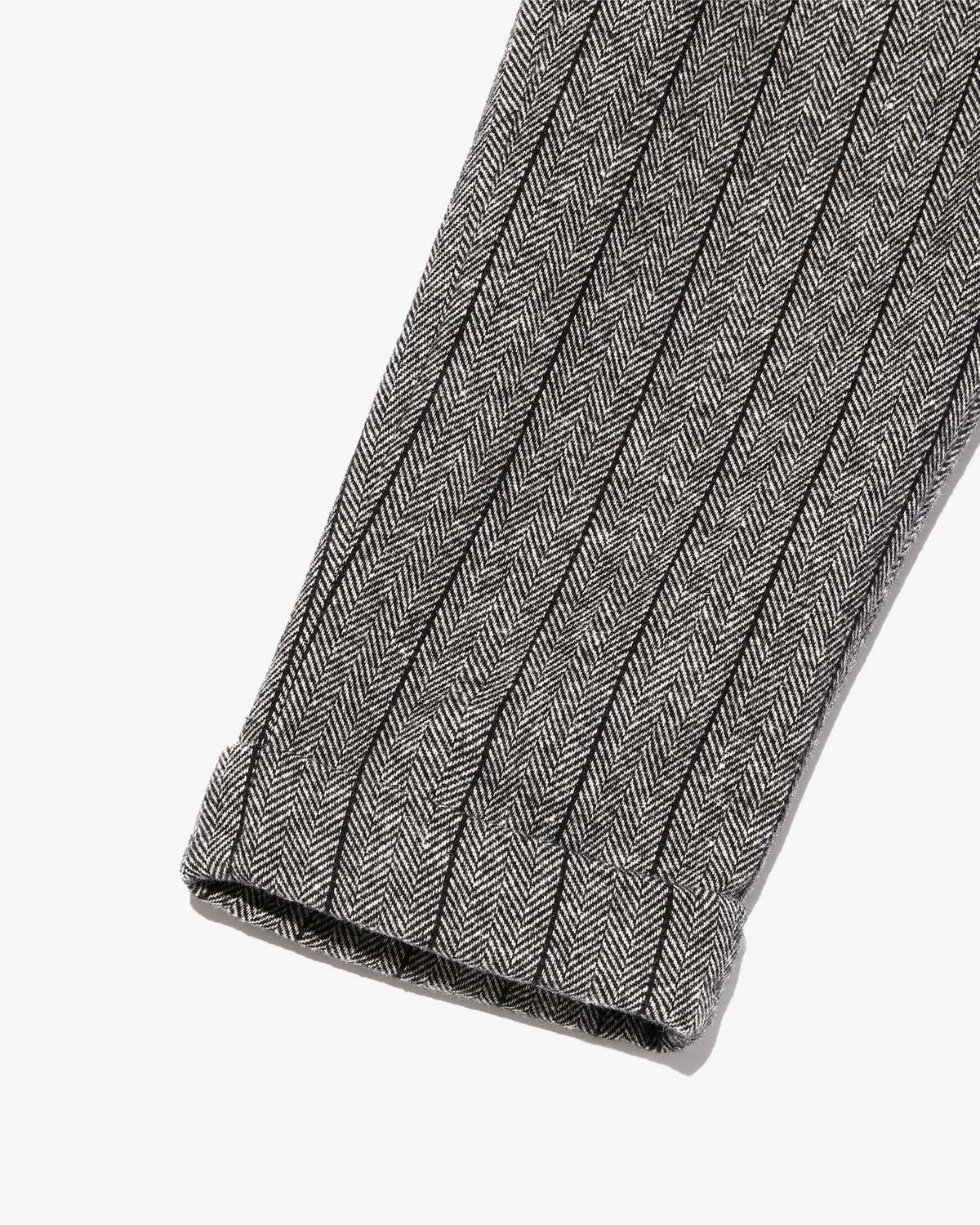 Engineered Garments Andover Pant Dk.Grey Wool Striped HB - Image 4 of 4