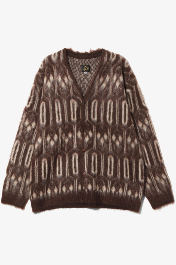 Needles Mohair Cardigan Geometric