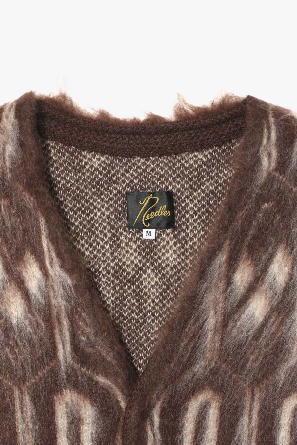 Needles Mohair Cardigan Geometric