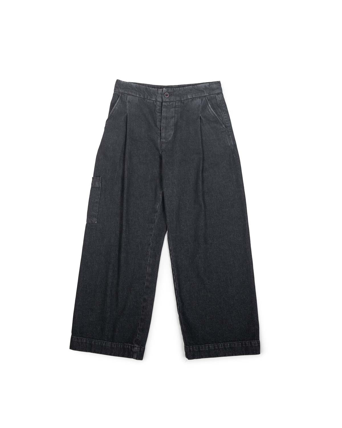 LWN Pine Pant - Stonewash - Black Denim Pant - Image 1 of 9